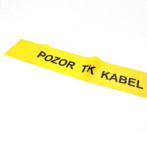TRAKA UPOZORENJA - ŽUTA 120X0,15 "POZOR TK KABEL"
