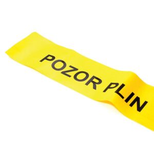 TRAKA UPOZORENJA - ŽUTA 120X0,15  POZOR PLIN